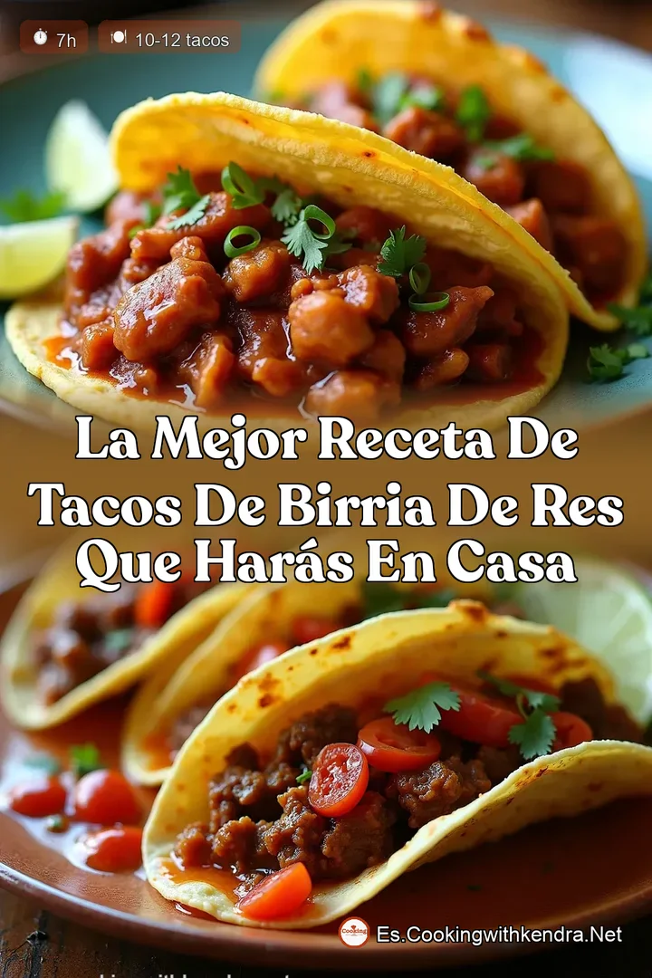 La Mejor Receta de Tacos de Birria de Res que Har&aacute;s en Casa