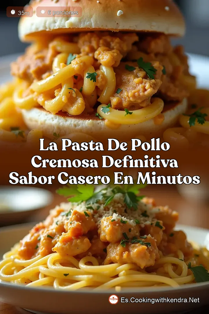 La Pasta de Pollo Cremosa Definitiva Sabor Casero en Minutos