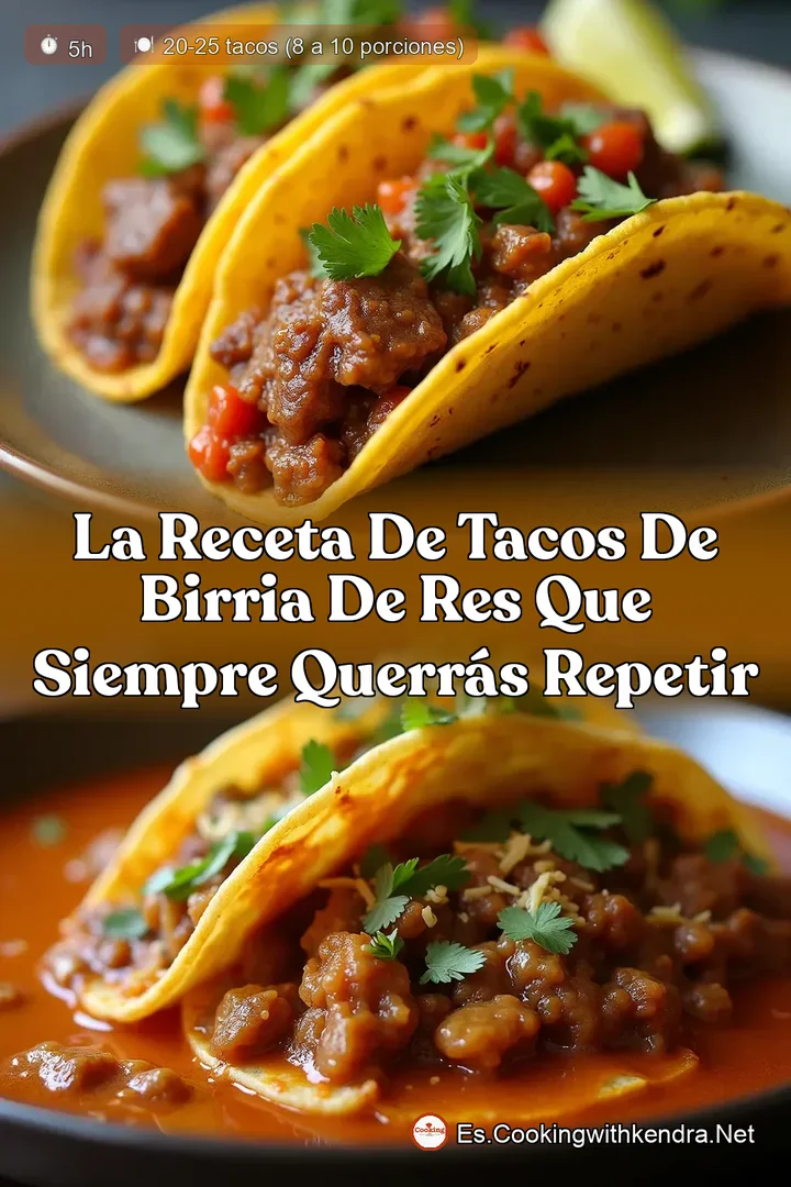 La Receta de Tacos de Birria de Res que Siempre Querr&aacute;s Repetir