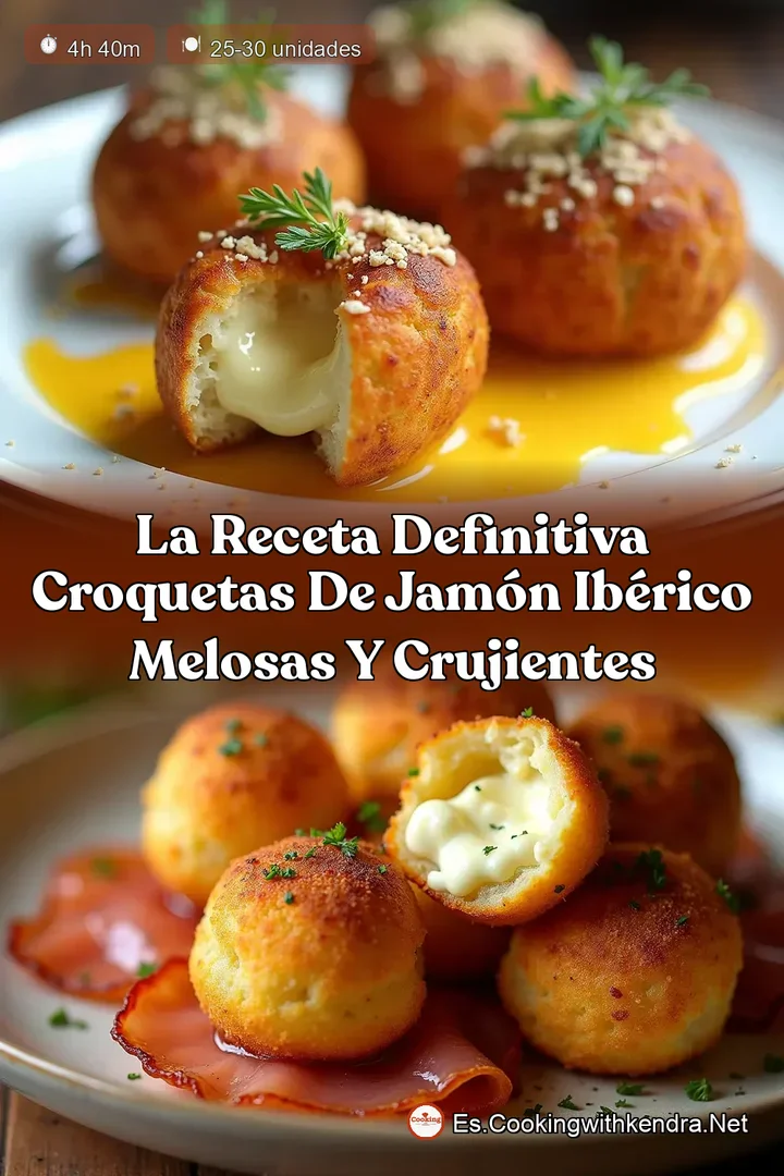 La Receta Definitiva Croquetas de Jam&oacute;n Ib&eacute;rico Melosas y Crujientes