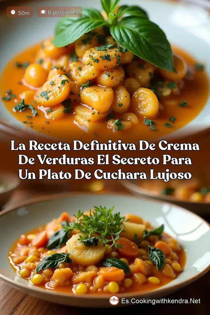La Receta Definitiva de Crema De Verduras El Secreto para un Plato De Cuchara Lujoso