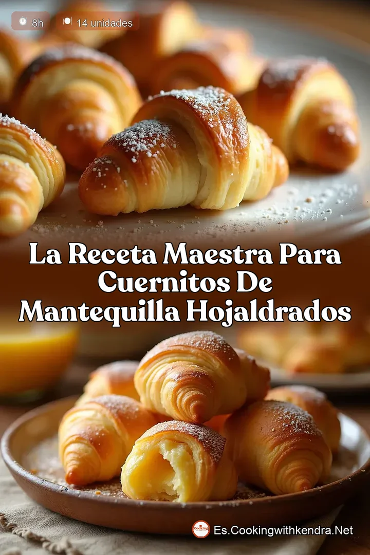 La Receta Maestra para Cuernitos de Mantequilla Hojaldrados