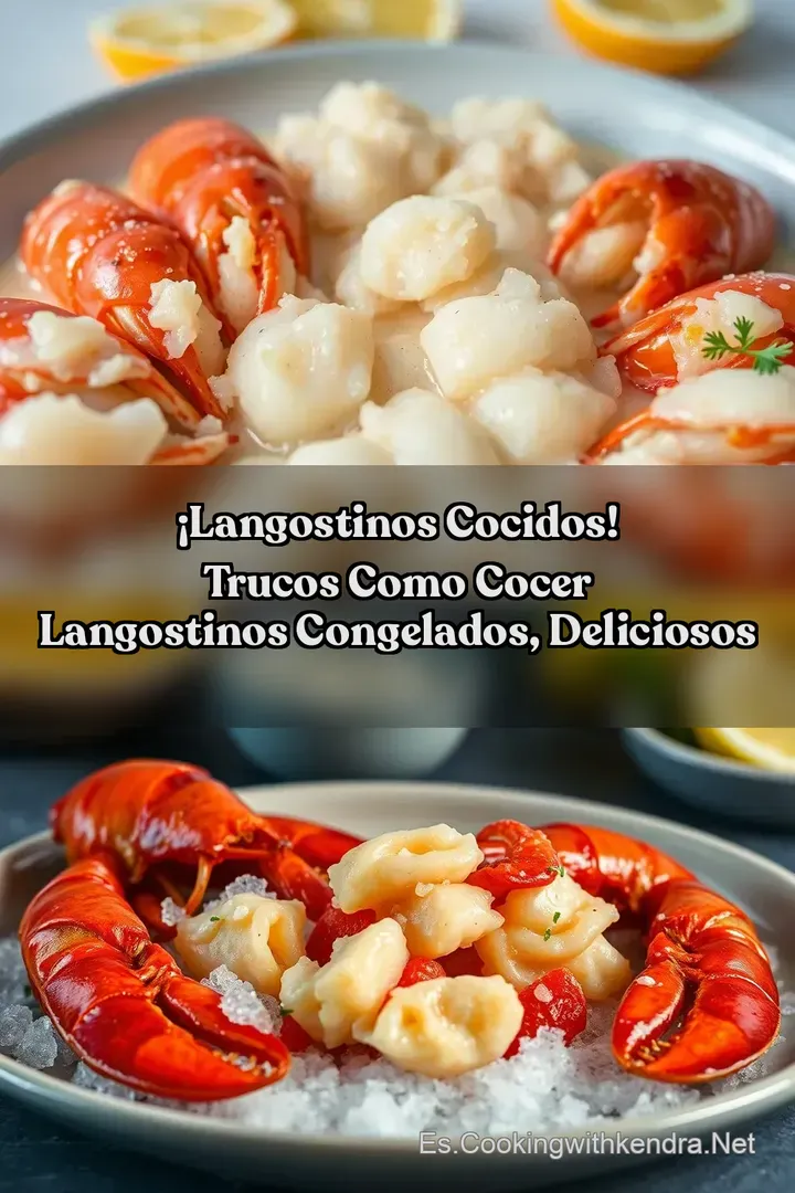 &iexcl;Langostinos Cocidos! Trucos como cocer langostinos congelados Deliciosos