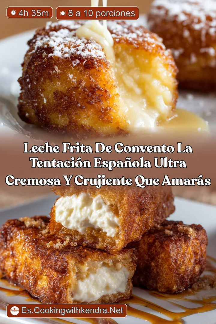 Leche Frita de convento La tentaci&oacute;n espa&ntilde;ola ultra cremosa y crujiente que amar&aacute;s