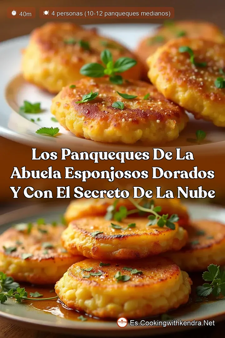 Los Panqueques de la Abuela Esponjosos Dorados y con el Secreto de la Nube