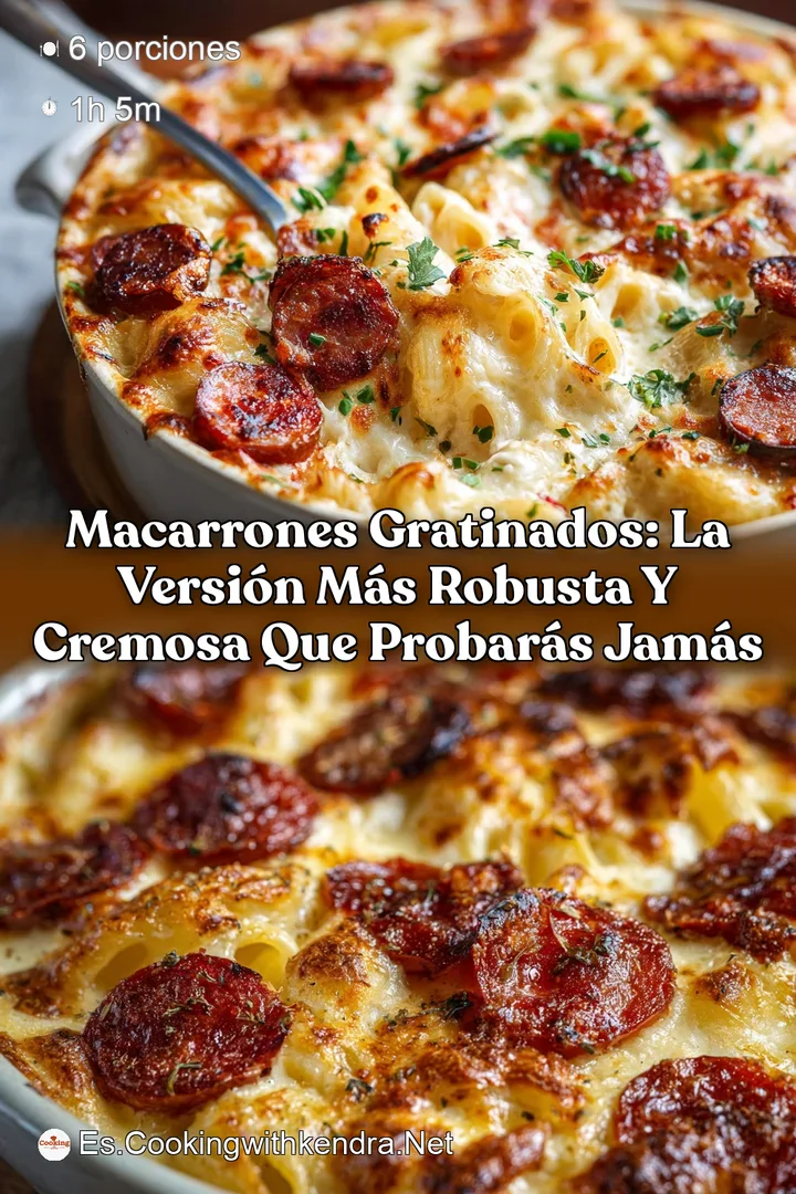 Macarrones Gratinados: La versi&oacute;n m&aacute;s robusta y cremosa que probar&aacute;s jam&aacute;s
