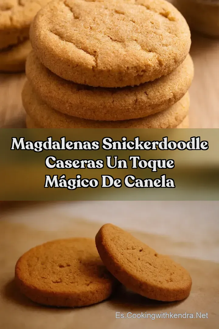 Magdalenas Snickerdoodle Caseras Un Toque M&aacute;gico de Canela