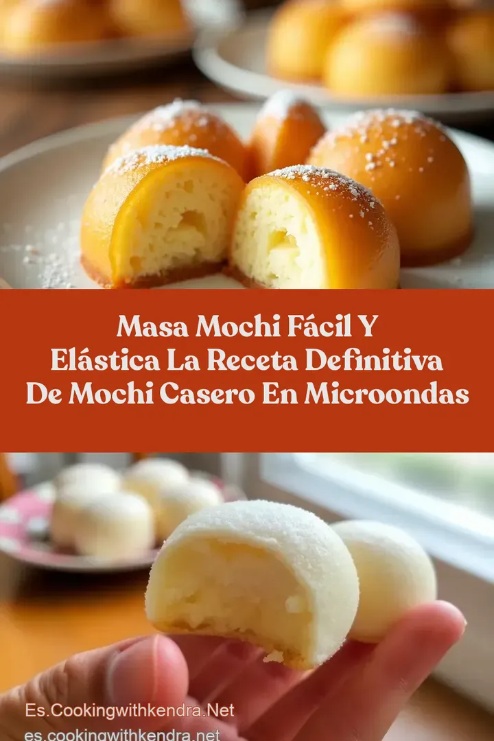 Masa Mochi F&aacute;cil y El&aacute;stica La Receta Definitiva de Mochi Casero en Microondas