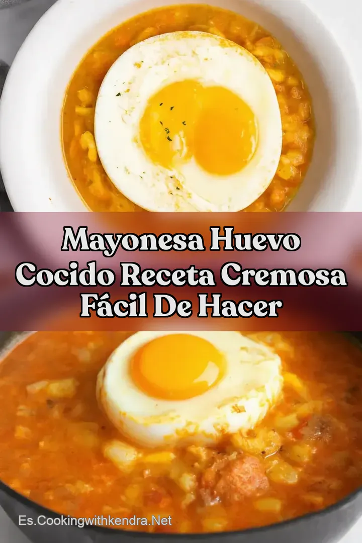 Mayonesa Huevo Cocido Receta Cremosa F&aacute;cil de Hacer