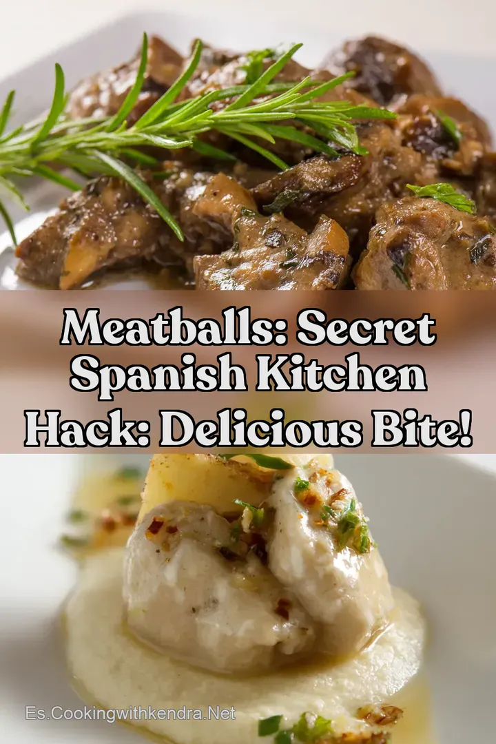 Meatballs: Secret Spanish Kitchen hack: Delicious Bite!