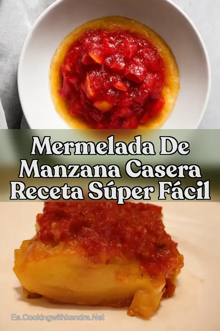 Mermelada de Manzana Casera Receta S&uacute;per F&aacute;cil