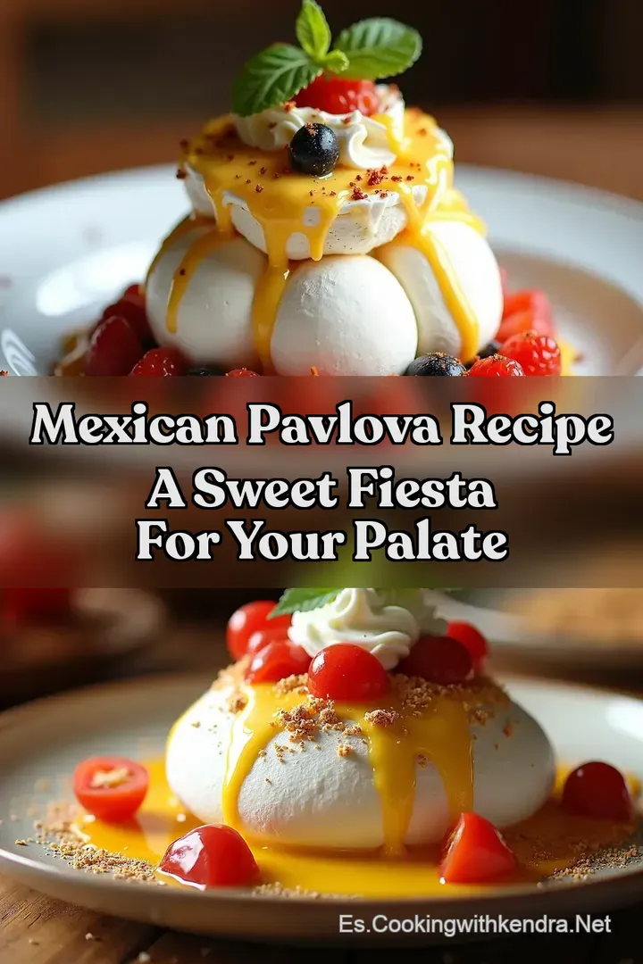 Mexican Pavlova Recipe A Sweet Fiesta For Your Palate