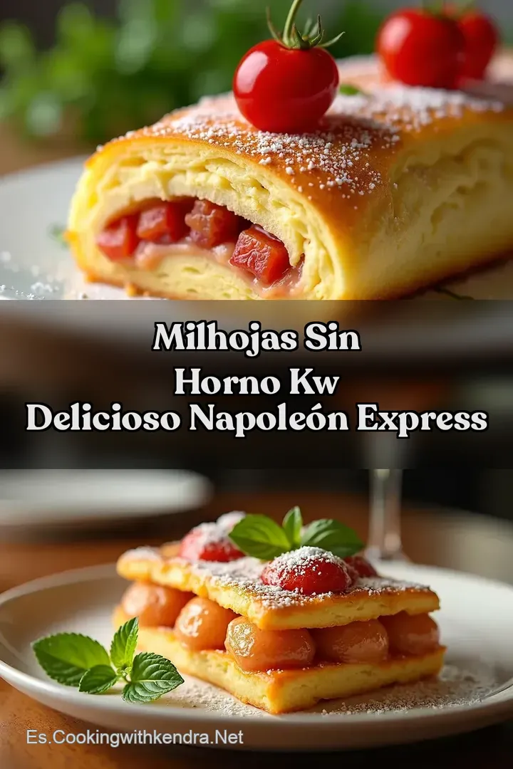 Milhojas Sin Horno kw Delicioso Napole&oacute;n Express