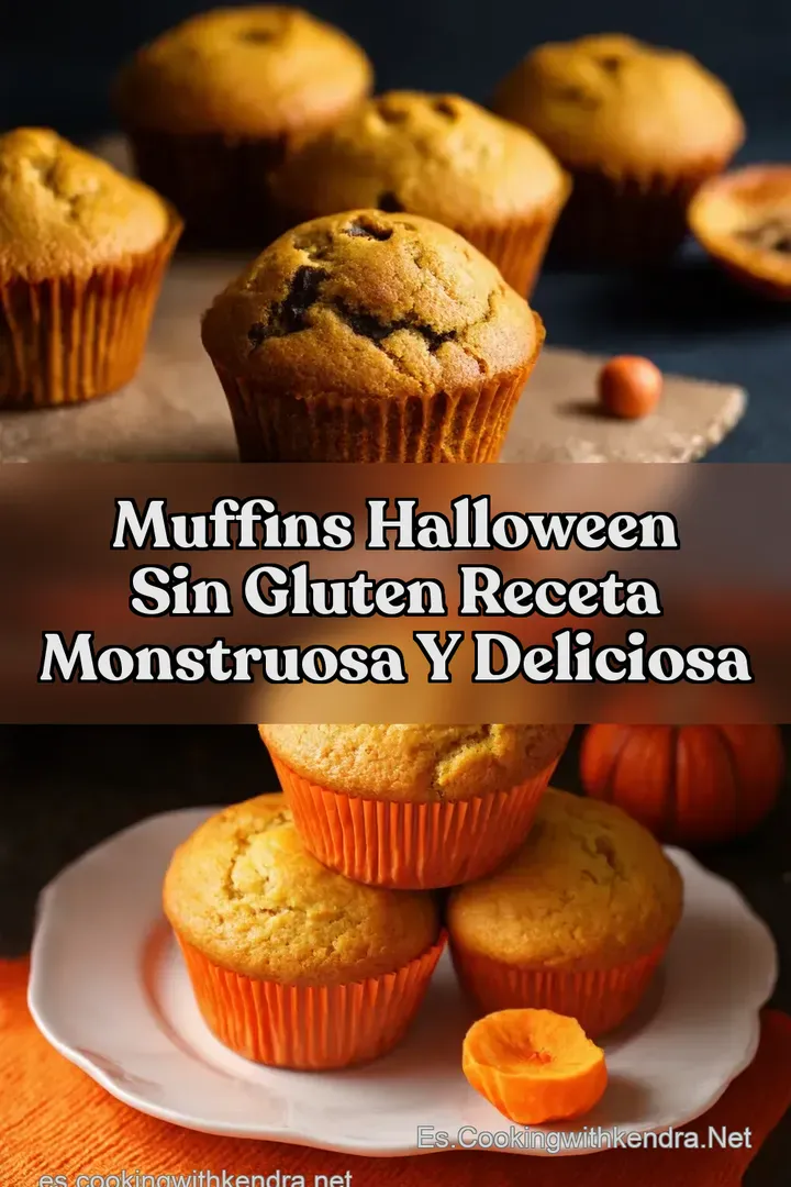 Muffins Halloween Sin Gluten Receta Monstruosa y Deliciosa