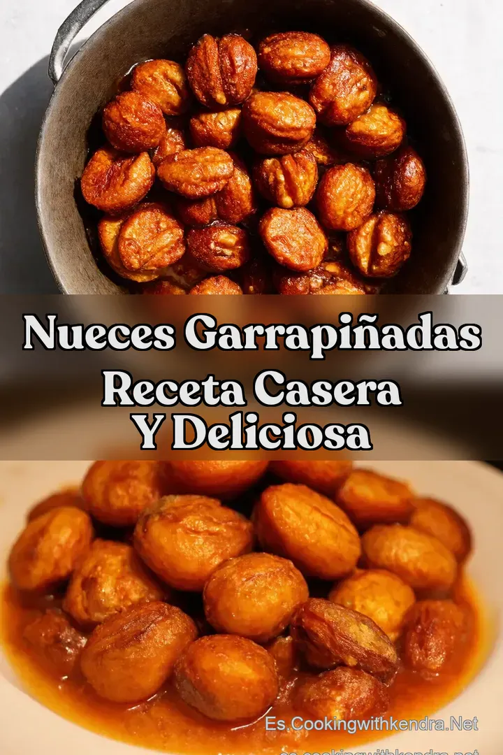 Nueces Garrapi&ntilde;adas Receta Casera y Deliciosa