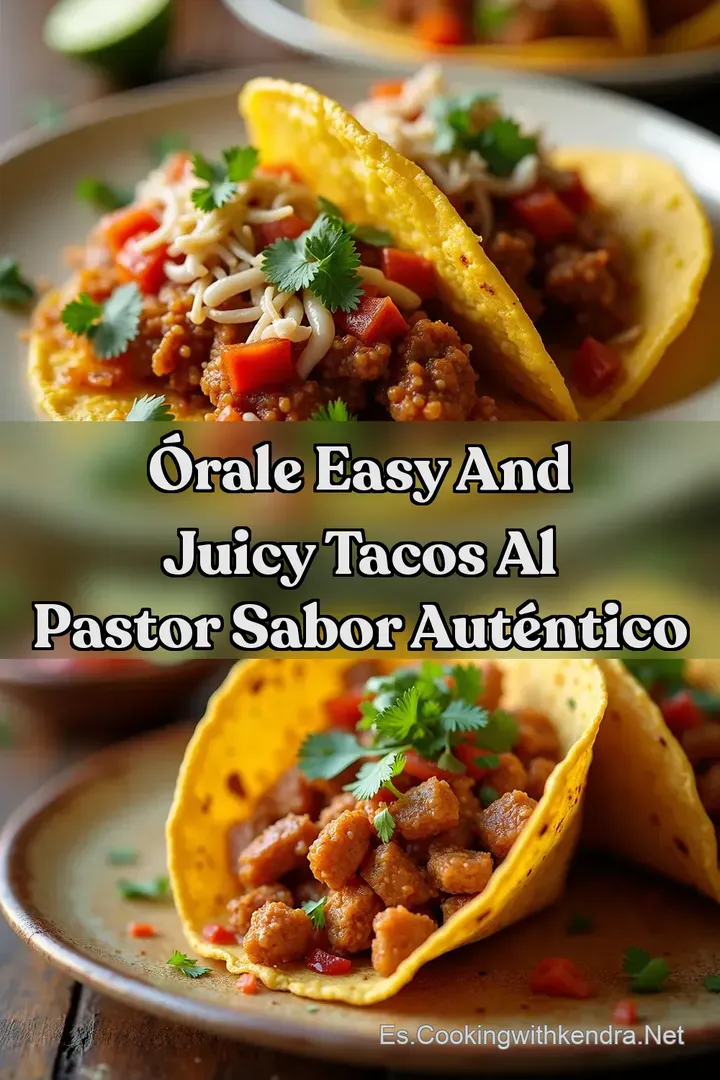 &Oacute;rale Easy and juicy Tacos al Pastor Sabor Aut&eacute;ntico