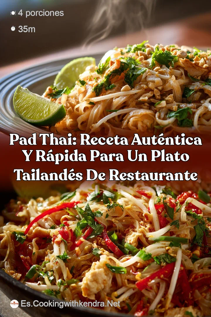 Pad Thai: Receta aut&eacute;ntica y r&aacute;pida para un plato tailand&eacute;s de restaurante