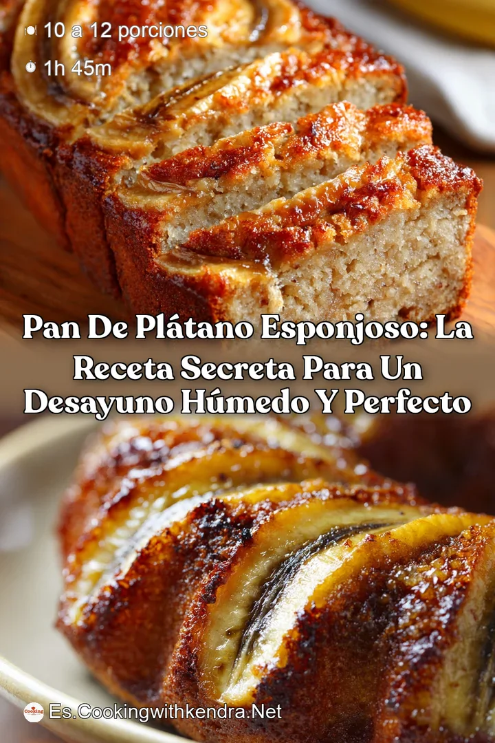 Pan de Pl&aacute;tano Esponjoso: La Receta Secreta para un Desayuno H&uacute;medo y Perfecto