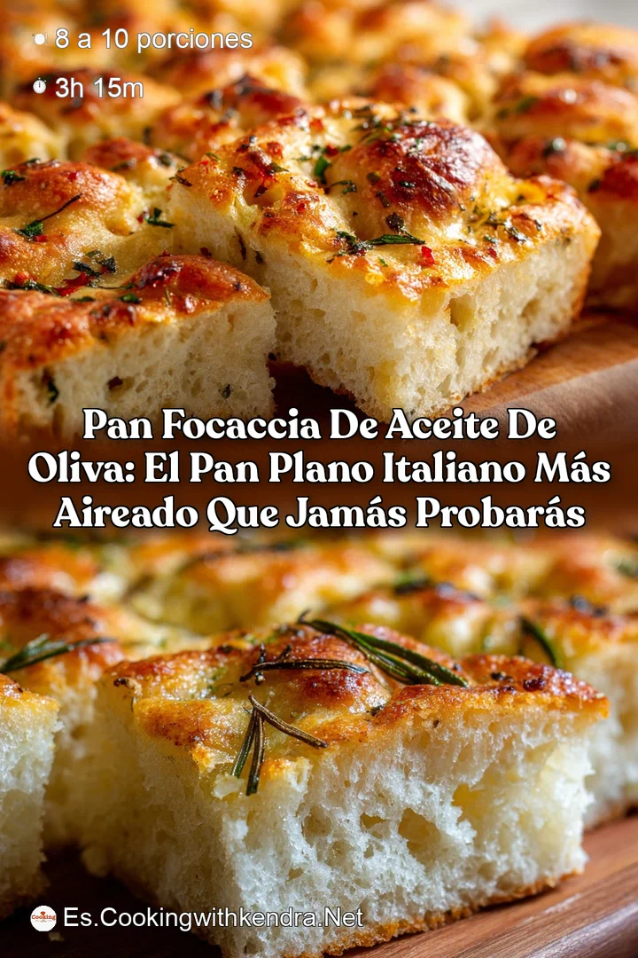 Pan Focaccia de Aceite de Oliva: El pan plano italiano m&aacute;s aireado que jam&aacute;s probar&aacute;s