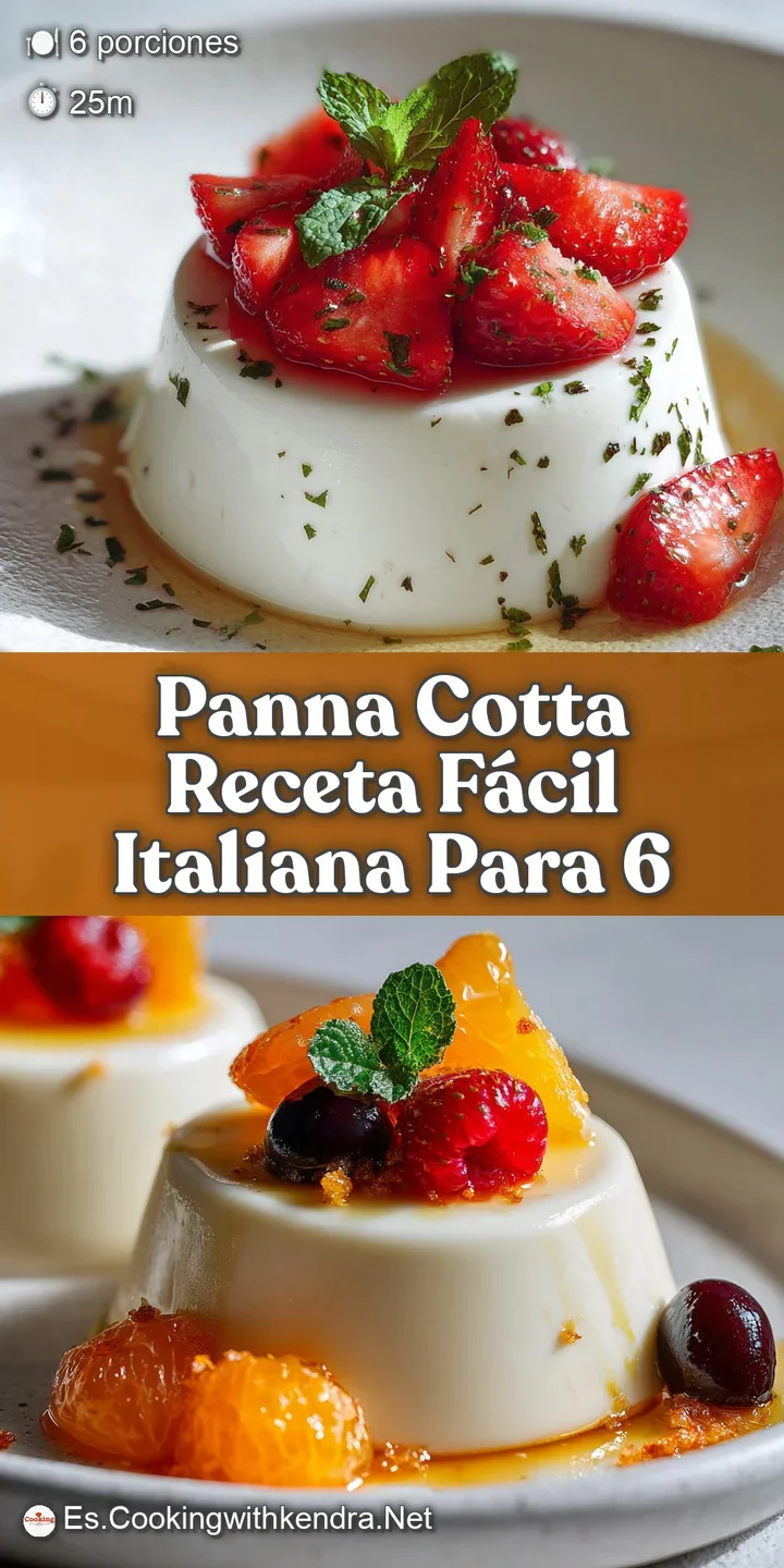 Close-up of creamy, wobbly panna cotta. Hints of vanilla bean visible. Topped with a tart, glistening berry and a light sa...