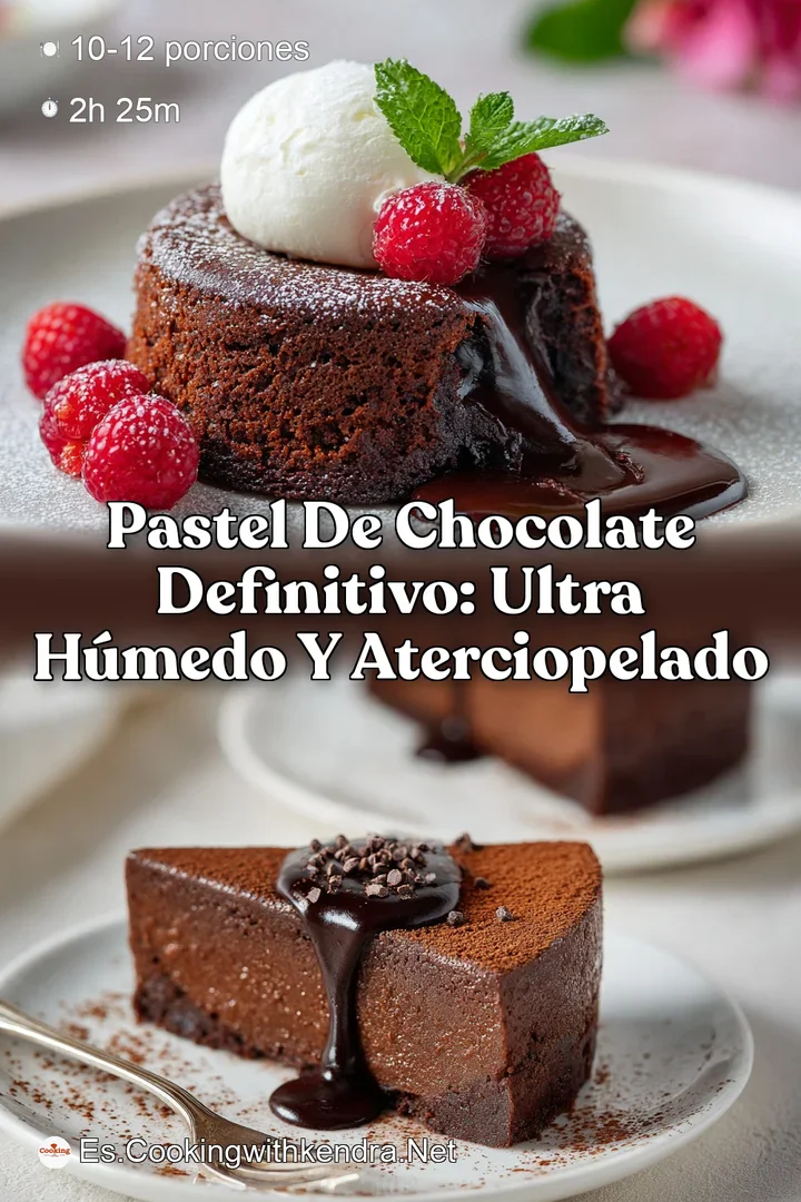 Pastel de Chocolate Definitivo: Ultra H&uacute;medo y Aterciopelado