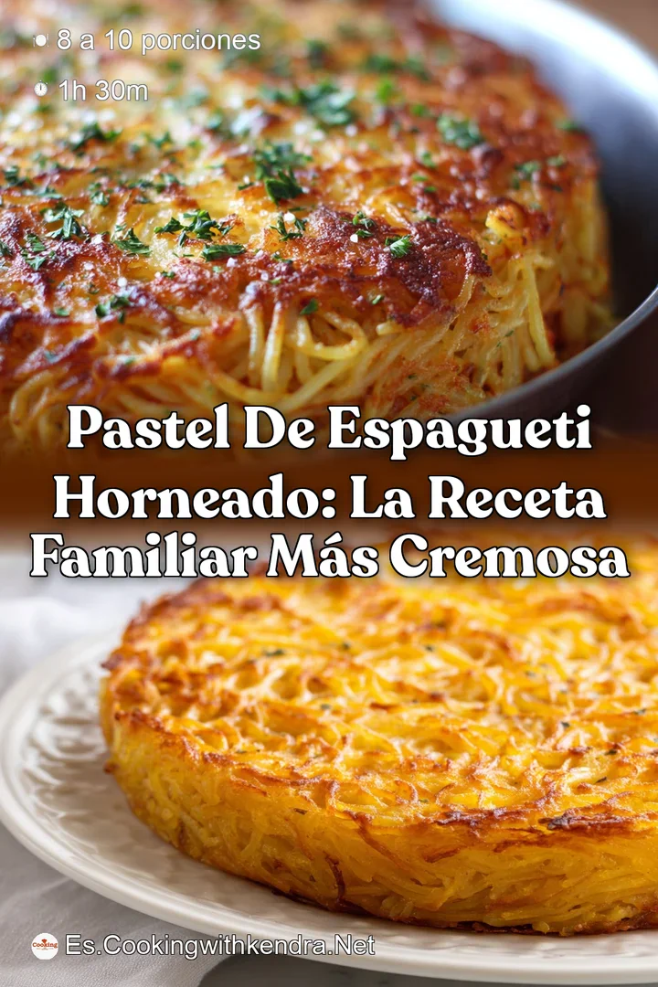 Pastel de Espagueti Horneado: La Receta Familiar M&aacute;s Cremosa