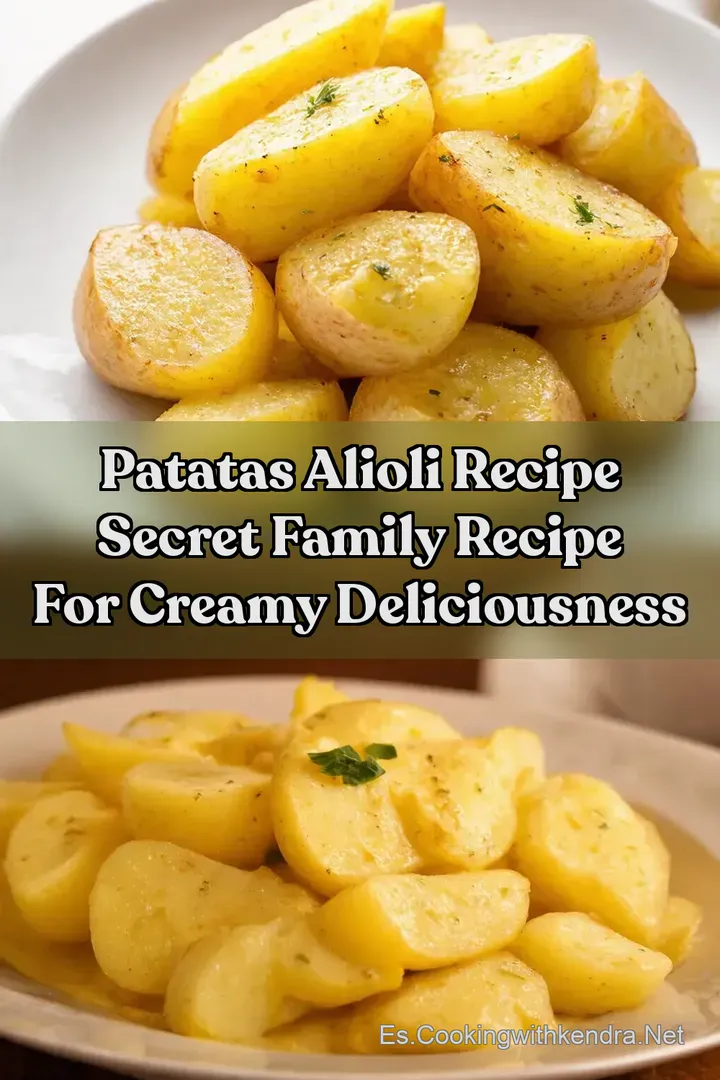 Patatas Alioli Recipe Secret Family Recipe for Creamy Deliciousness