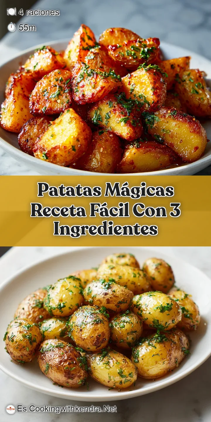 Close-up of roasted potatoes, showcasing their wrinkled skins, fluffy interiors, and generous dusting of smoky paprika, st...