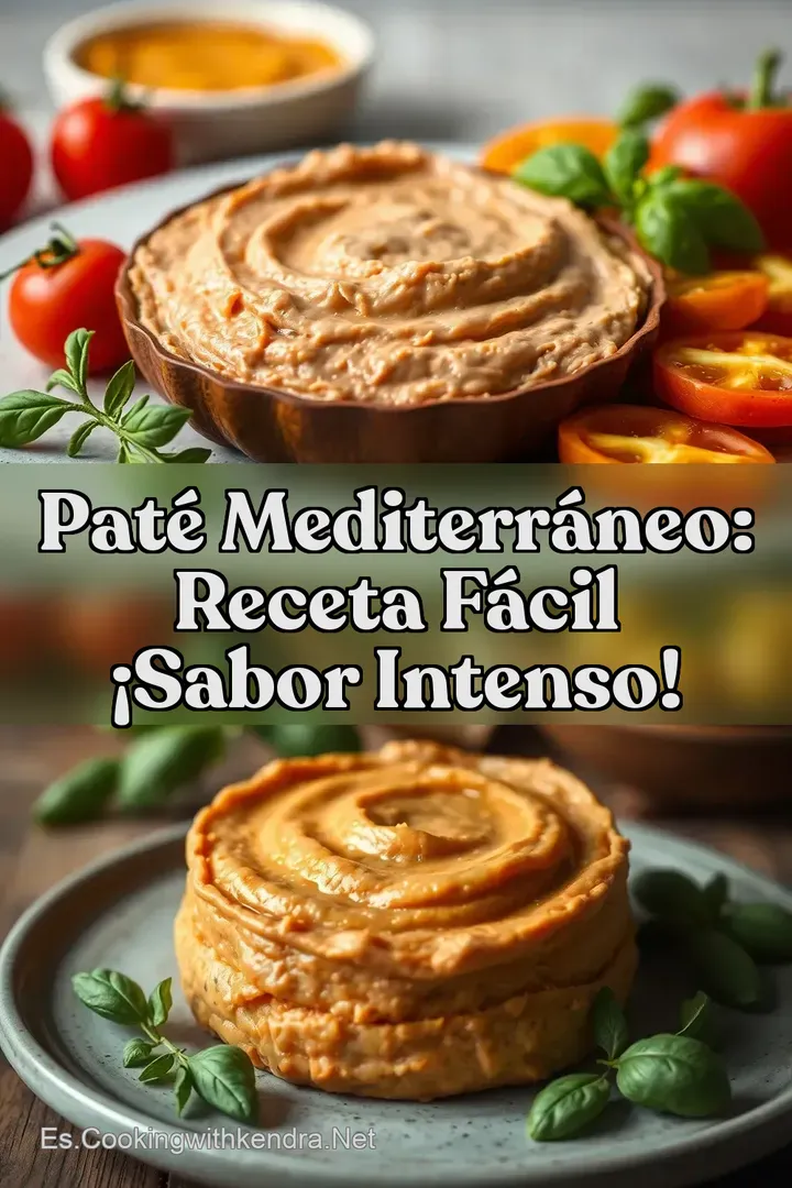Pat&eacute; Mediterr&aacute;neo: Receta F&aacute;cil &iexcl;Sabor Intenso!