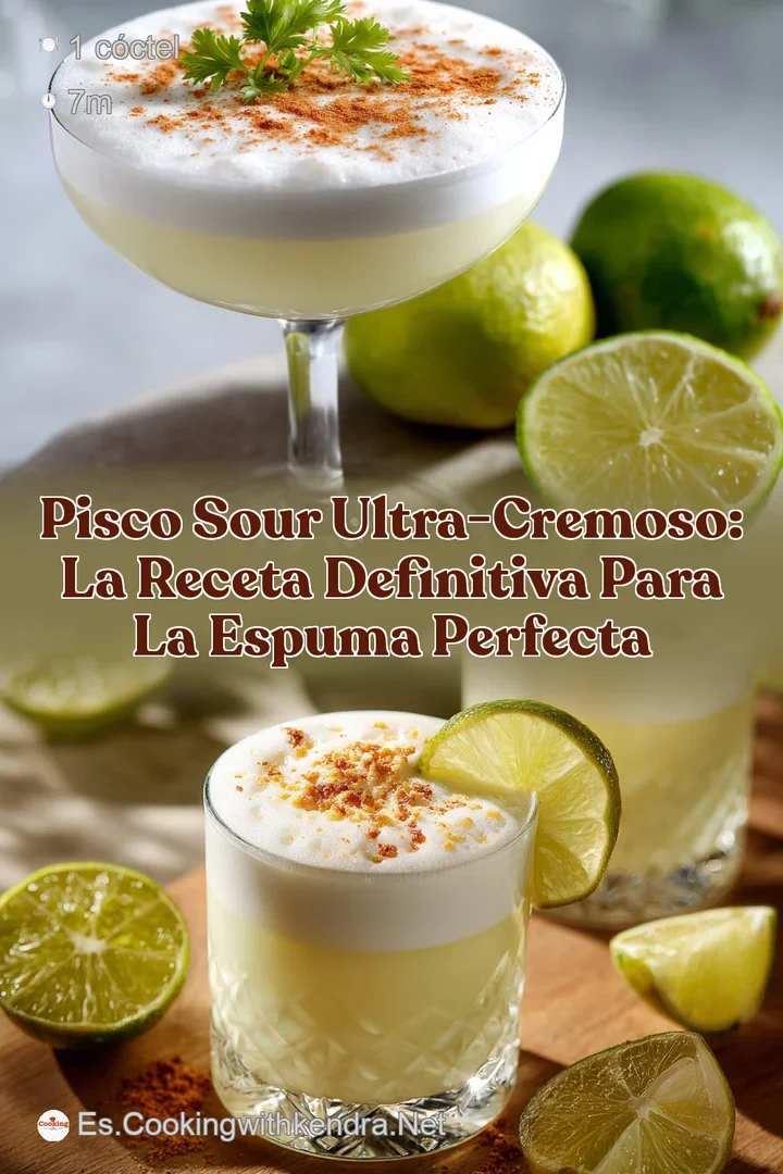 Pisco Sour ultra-cremoso: La Receta Definitiva para la Espuma Perfecta