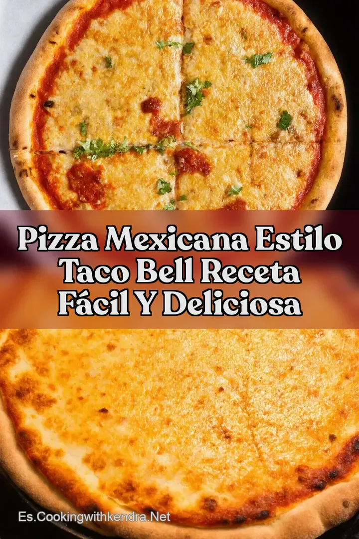 Pizza Mexicana Estilo Taco Bell Receta F&Aacute;CIL y Deliciosa