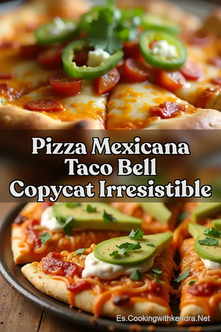 Pizza Mexicana Taco Bell Copycat Irresistible