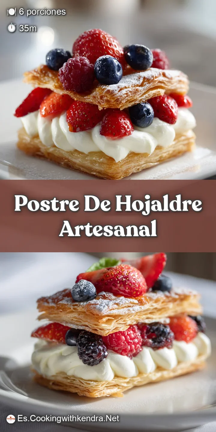 Close-up of a delectable puff pastry, showcasing its crisp, layered texture and rich, sweet filling. A tempting, golden-br...