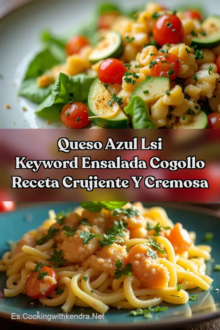 Queso Azul LSI keyword Ensalada Cogollo Receta Crujiente y Cremosa