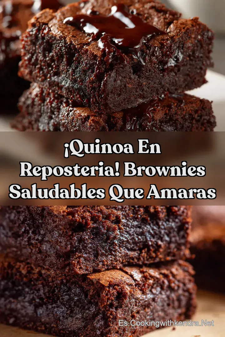 &iexcl;Quinoa en Reposteria! Brownies Saludables Que Amaras