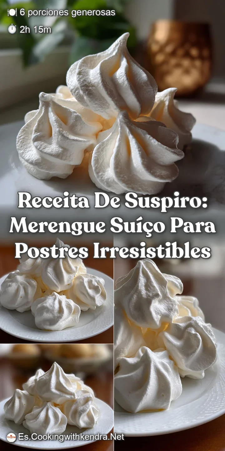 Receita de Suspiro: Merengue Su&iacute;&ccedil;o para Postres Irresistibles