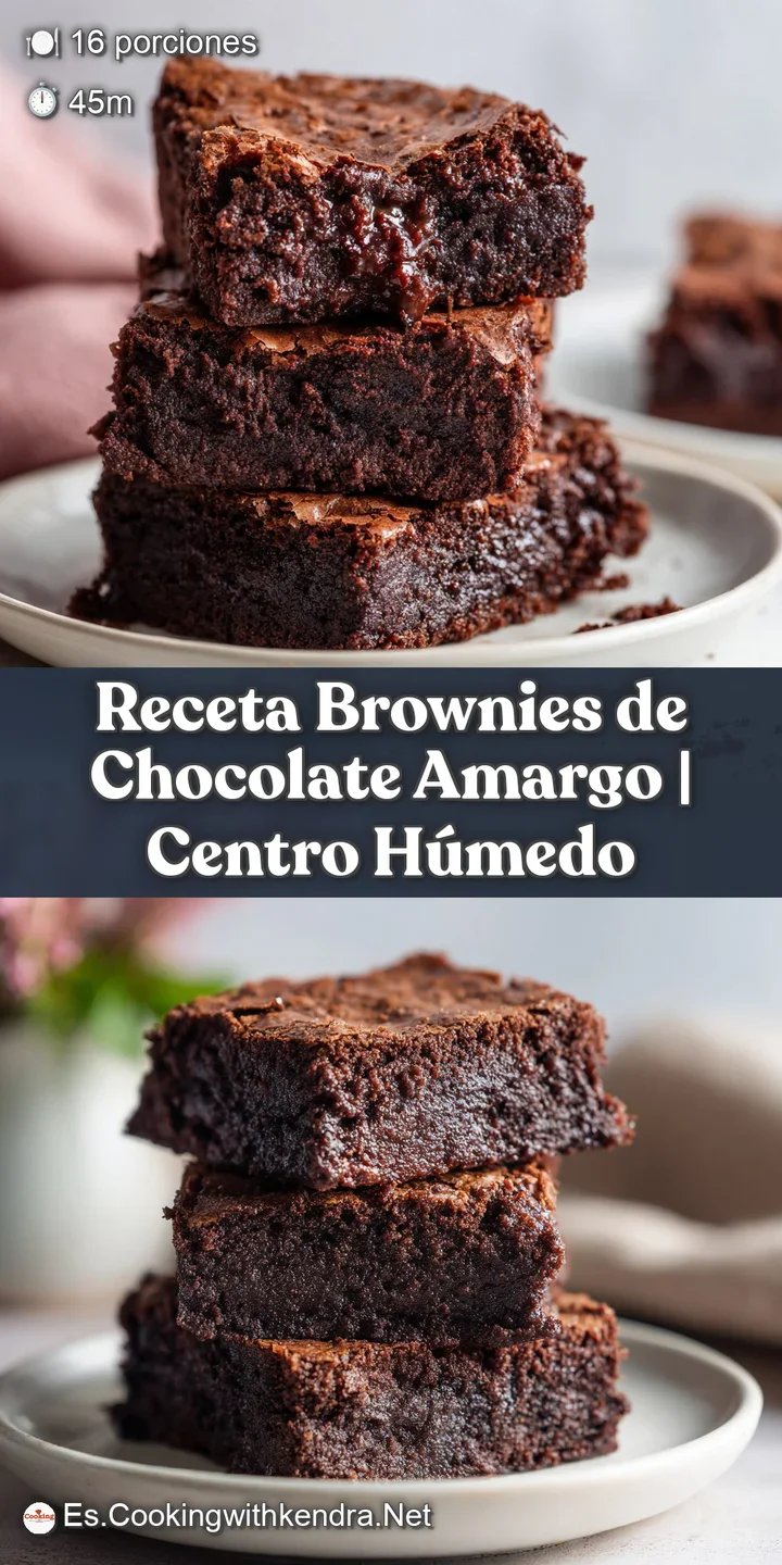 Close-up of a fudgy dark chocolate brownie showcasing its moist interior and crackled top. A slight sheen hints at its ric...