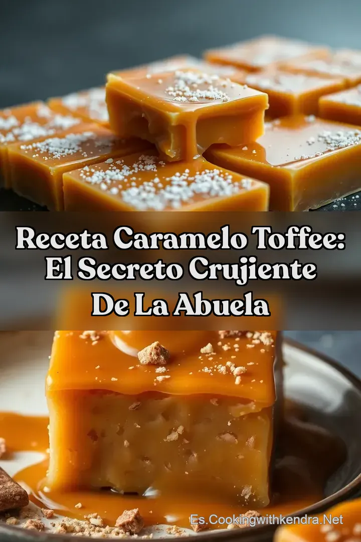 Receta Caramelo Toffee: El Secreto Crujiente de la Abuela