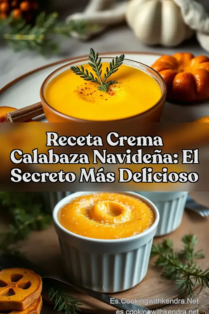 Receta Crema Calabaza Navide&ntilde;a: El Secreto M&aacute;s Delicioso