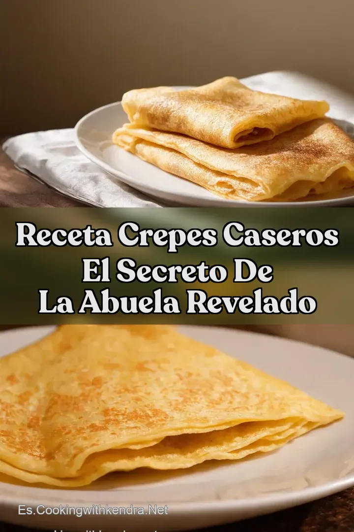 Receta Crepes Caseros El Secreto de la Abuela Revelado