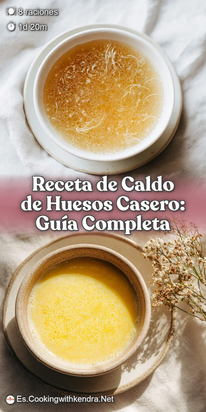 Close-up shot of hearty bone broth reveals glistening droplets and simmered vegetables. The depth of color hints at long, ...