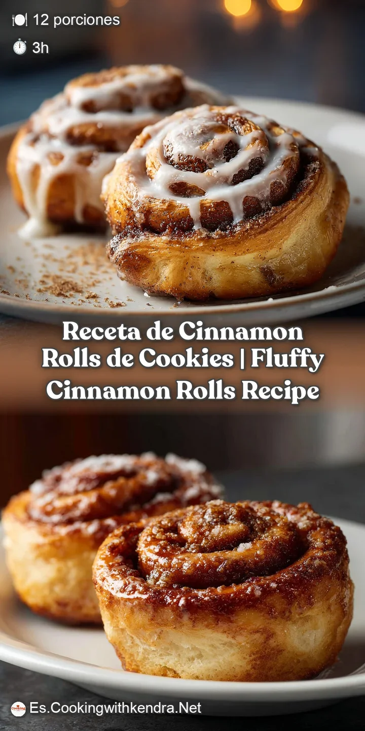 Close-up of a fluffy, slightly gooey cinnamon roll with a decadent swirl of icing dripping down.