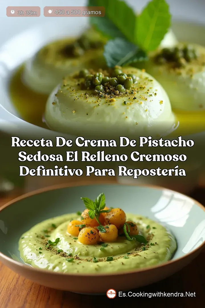 Receta de Crema de Pistacho Sedosa El Relleno Cremoso Definitivo para Reposter&iacute;a
