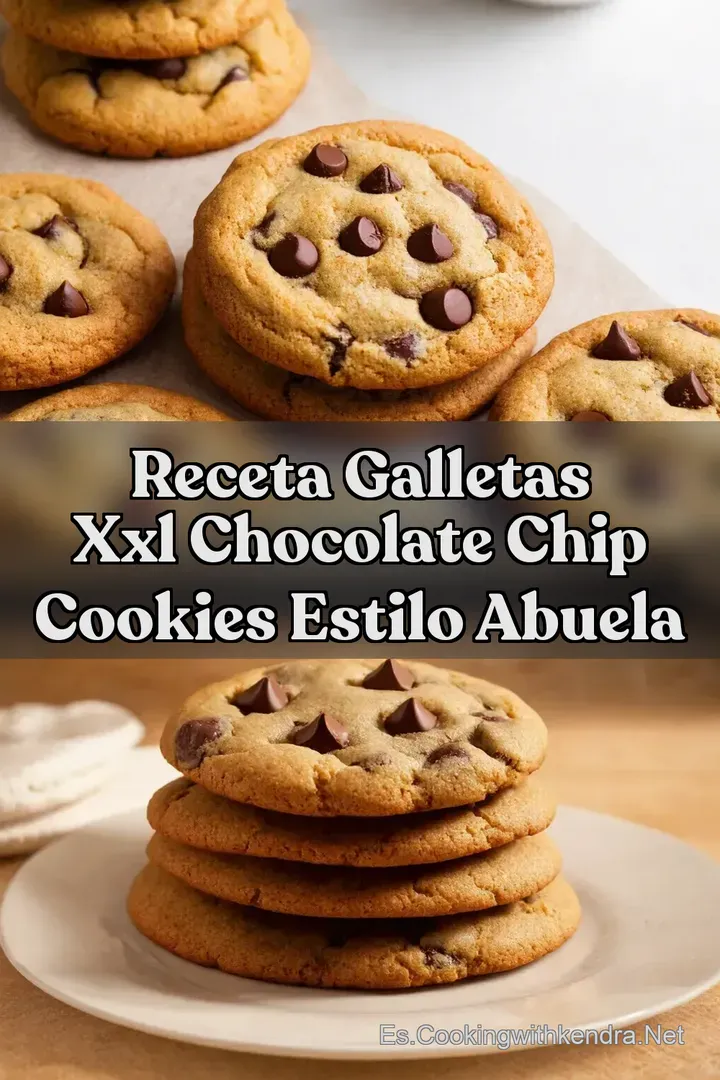 Receta Galletas XXL Chocolate Chip Cookies Estilo Abuela
