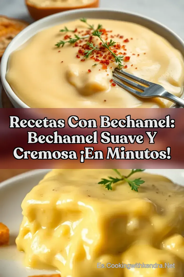 Recetas Con Bechamel: Bechamel Suave y Cremosa &iexcl;en Minutos!