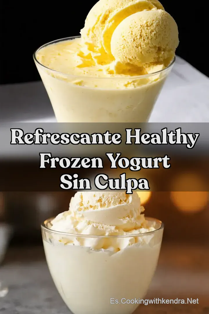 Refrescante Healthy Frozen Yogurt Sin Culpa