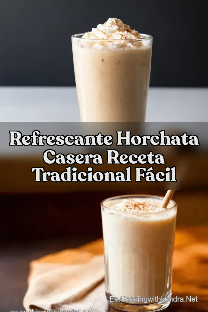 Refrescante Horchata Casera Receta Tradicional F&aacute;cil