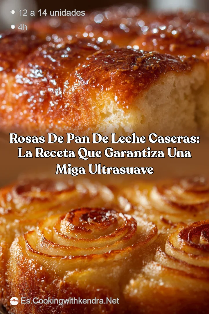 Rosas de Pan de Leche Caseras: La receta que garantiza una miga ultrasuave