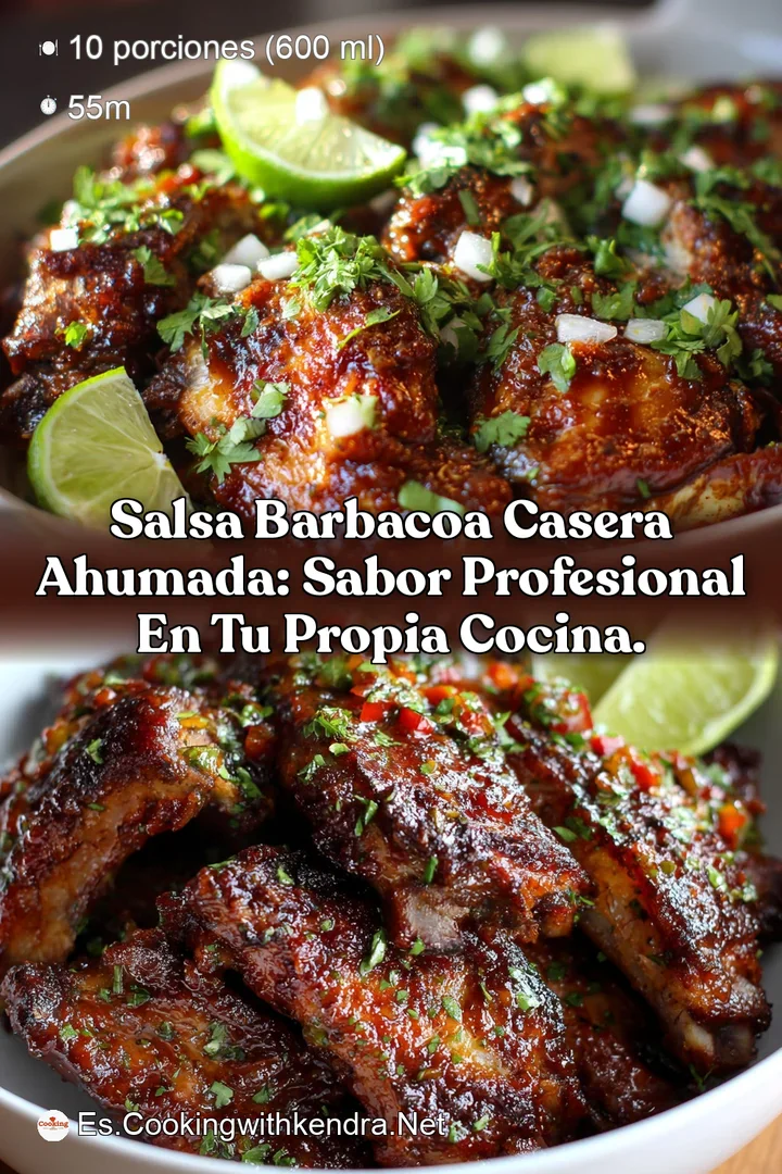 Salsa Barbacoa Casera Ahumada: Sabor profesional en tu propia cocina.