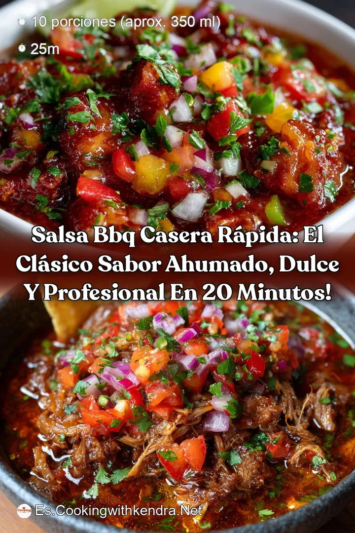 Salsa BBQ Casera R&aacute;pida: El cl&aacute;sico sabor ahumado dulce y profesional en 20 minutos!